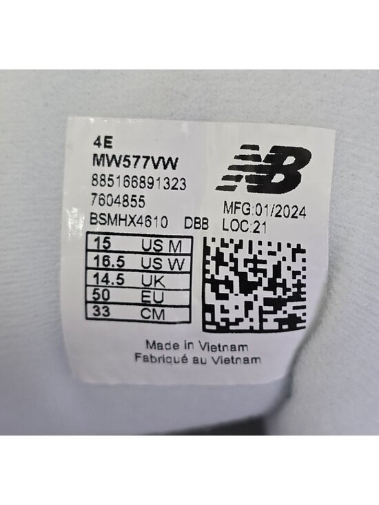 New Balance 577 Walking Shoes Men\'s Size 15 (4E) White Color main image 9